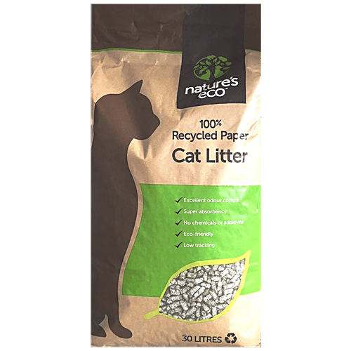 Buy nature's eco Cat Litter With Recycled Paper & Odour Control