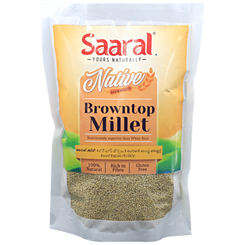 Buy SAARAL Native Rice & Millets Browntop Millet, Rich In Fibre
