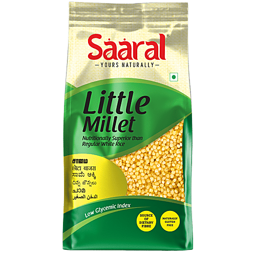 Buy SAARAL Native Rice & Millets Little Millet, Rich In Fibre, Glutenfree Online at Best