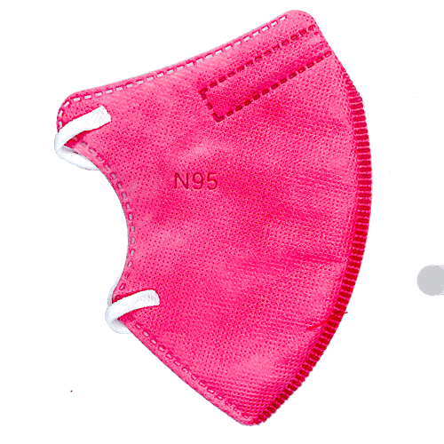 Buy Euromed Kids N95 Mask With 5 Layer Filtration Technology, Pink Online at Best Price of Rs