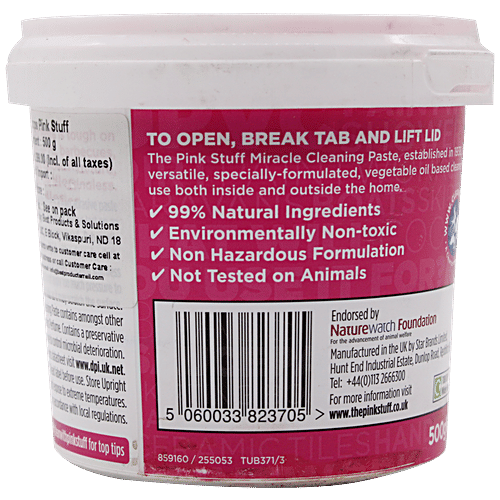 Stardrops The Pink Stuff Miracle Cleaning Paste - Tough On Stains, Vegan, 500 g