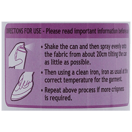 Dr. Beckmann Spray Starch - For Fresh & Crisp Finish, Prevents Wrinkles, 400 ml  