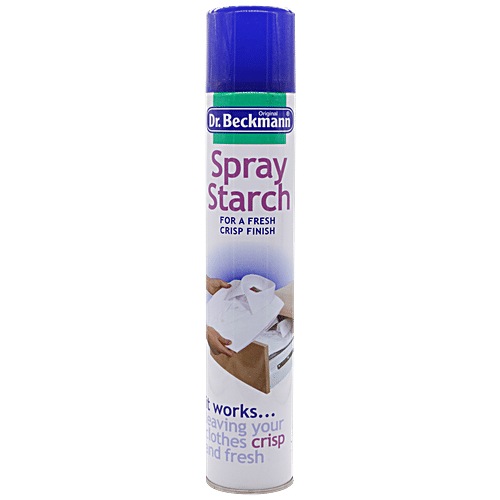 Dr. Beckmann Spray Starch - For Fresh & Crisp Finish, Prevents Wrinkles, 400 ml  