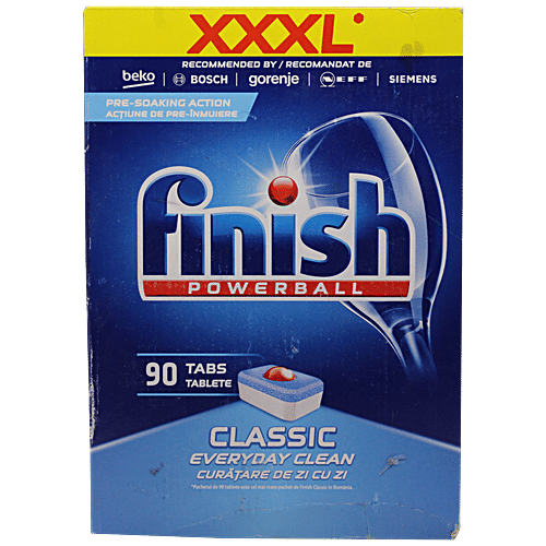 Buy Finish Power Ball Classic Dishwasher Detergent Tablet Removes