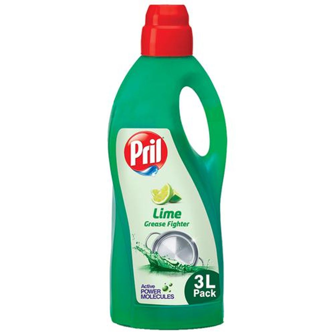 Pril Dishwashing Liquid - Lime, 3 L 