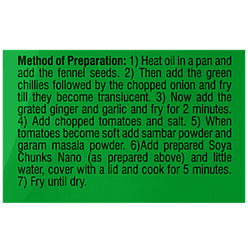 Tasty Nibbles Soya Chunks - Nano, 100 g  