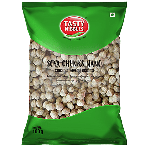 Tasty Nibbles Soya Chunks - Nano, 100 g  