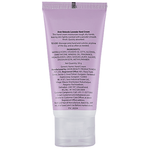 Buy Avon Naturals Body Care Relaxing Hand Cream Lavender, Nourishes