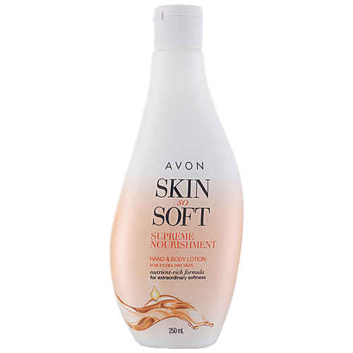 Avon Skin So Soft Supreme Nourishment Hand & Body Lotion - For Extra Dry Skin, Hydrating, 250 ml