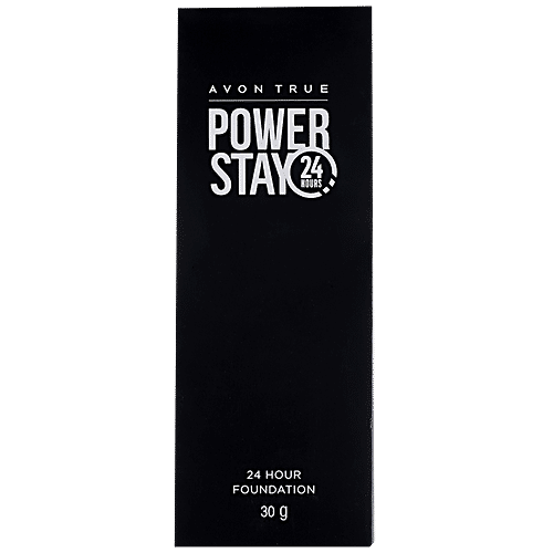 Avon True Color Power Stay 24 Hour Foundation - Matte Finish, Sweatproof, 30 g Nude 