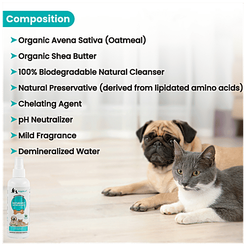 Buy Wiggles.in Naturopet Waterless Bath Shampoo, Organic, Dry, For