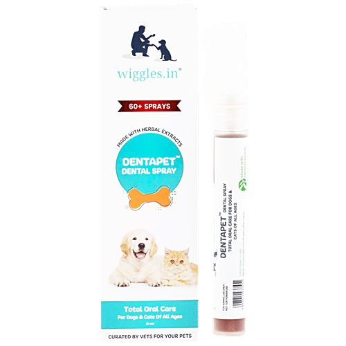 Buy Wiggles.in DentaPet Dental Spray Mouth Freshner, Teeth Cleaning