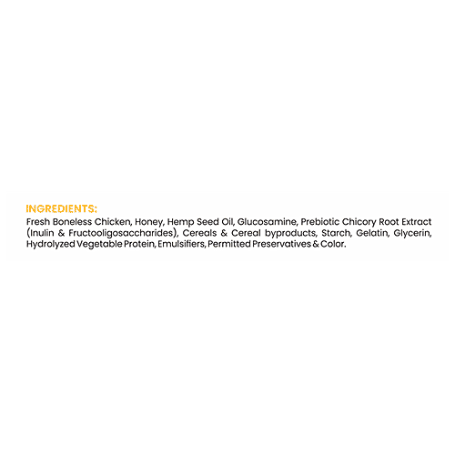 Wiggles.in Barkstix - Chew Sticks, Dog Treats, For Training Adult Puppies, Honey Chicken, 100 g  