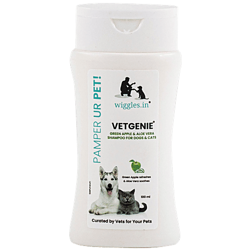 Buy Wiggles.in VetGenie Bath Shampoo, Odour Eliminating, Itching Skin
