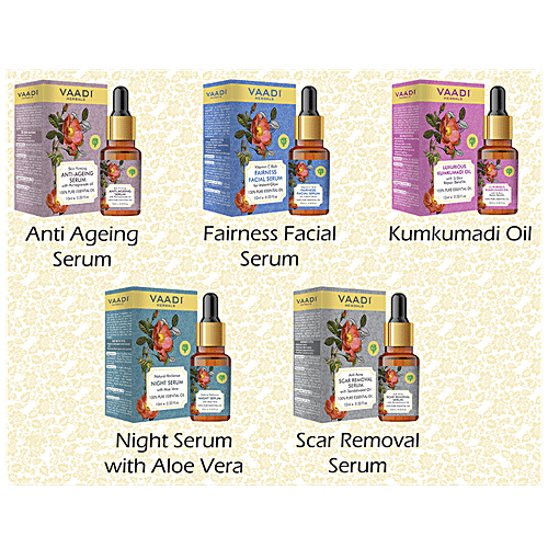 Vaadi Suramya Beautifying Elixir Pure Essential Oil - With Saffron & 24 Karat Gold Leaves, 10 ml