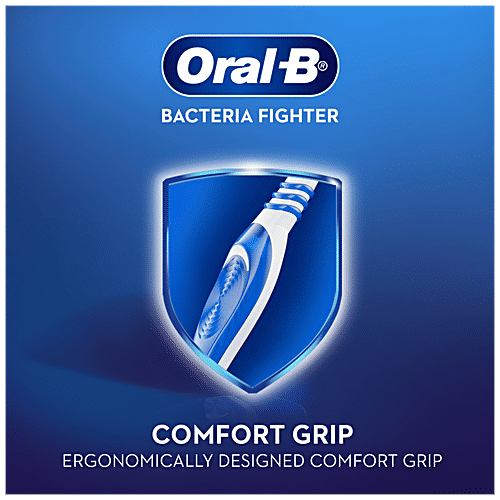 Oral-B Bacteria Fighter Cavity Defense Tooth Brush, 6 pcs