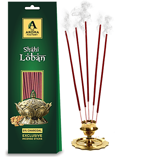 Buy The Aroma Factory Incense Sticks/Agarbatti Shahi Loban, Made With