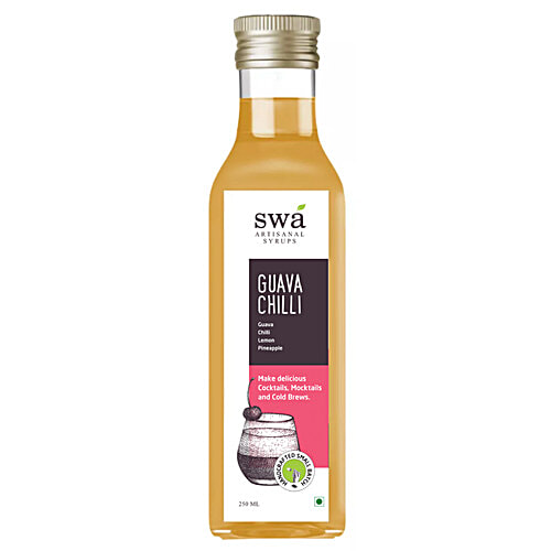 Buy Swa Artisanal Syrups Guava Chilli Syrup Makes 810 Drinks Online at Best Price of Rs 300