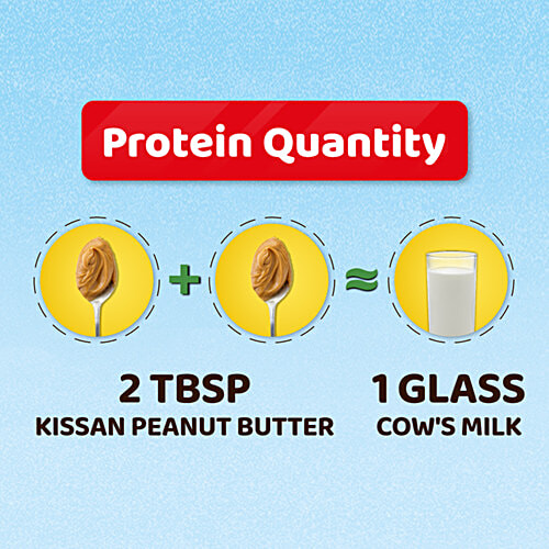 Kissan Crunchy Peanut Butter, 350 g  High Protein, No Added Colours & Flavours, No Added Preservatives