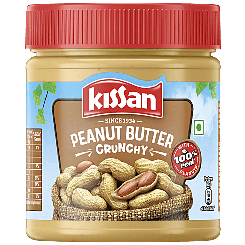 Buy Kissan Peanut Butter Crunchy 25 Protein, India’s Finest Quality