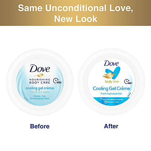 Dove Nourishing Body Care - Cooling Gel Creme, 48 Hours Long Lasting Hydration, 245 g  