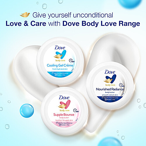 Dove Nourishing Body Care - Cooling Gel Creme, 48 Hours Long Lasting Hydration, 245 g  