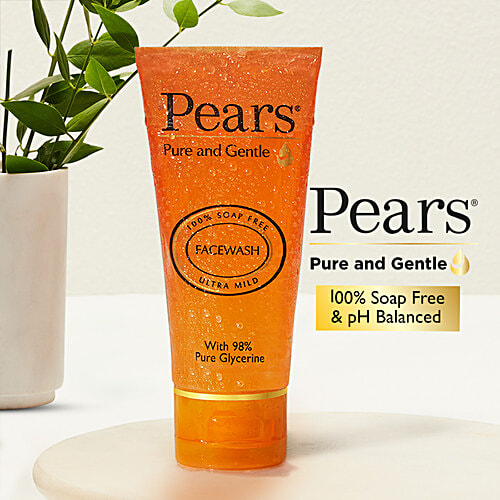 Buy Pears Pure & Gentle Daily Cleansing Facewash Ultra Mild, 98 Pure