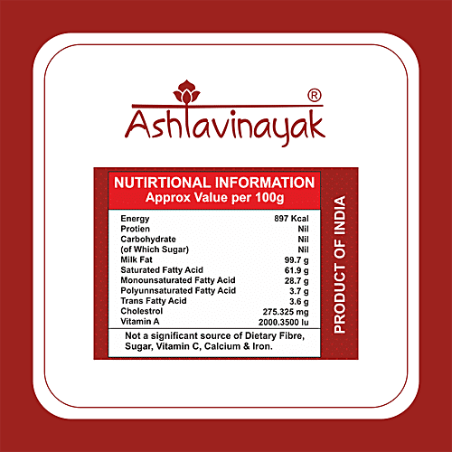 Ashtavinayak Kachora Shahi Ghee - Source Of Energy, Improves Immunity, 1 L Jar 