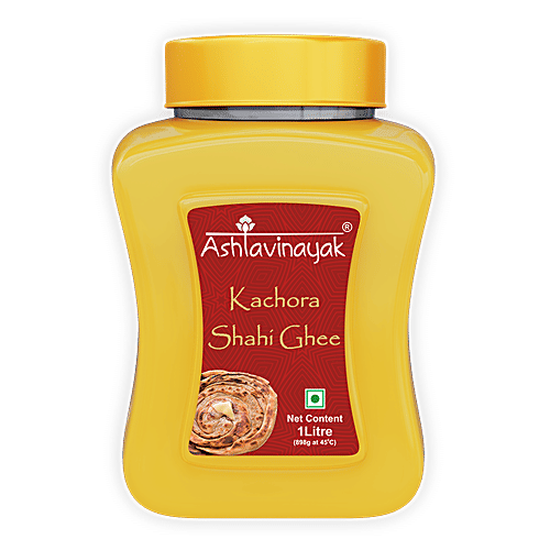 Ashtavinayak Kachora Shahi Ghee - Source Of Energy, Improves Immunity, 1 L Jar 