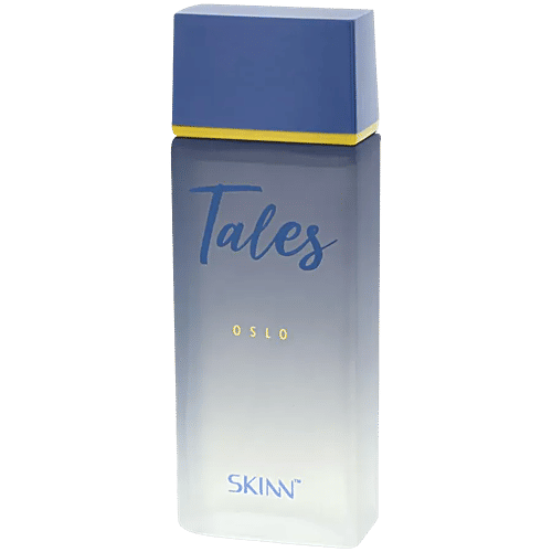 Skinn By Titan Tales Oslo Eau De Parfum - For Men, Exciting, Sharp & Playful, 100 ml  