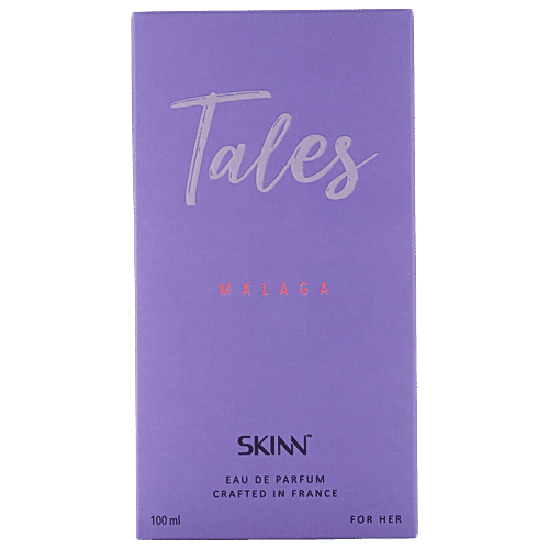Skinn By Titan Tales Malaga Eau De Parfum - For Women, Delectable, Charming & Delightful, 100 ml