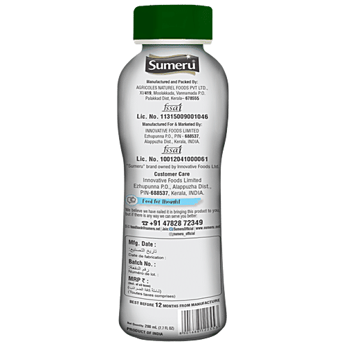 Sumeru Pulpy Tender Coconut Water - Energy Booster, Fights Ageing Process, 200 ml PET Bottle