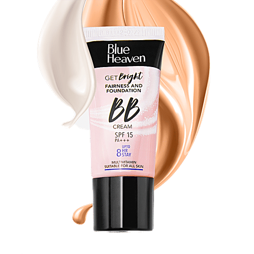 Blue Heaven BB Cream - Get Bright With SPF 15, For All Skin Types, 30 g Honey 301 