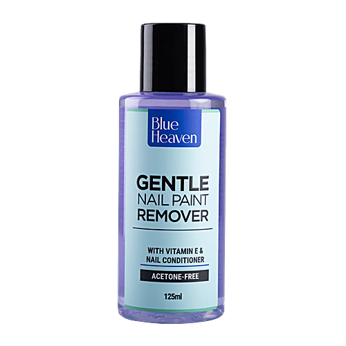 Blue Heaven Gentle Nail Paint Remover With Vitamin E, 125 g  