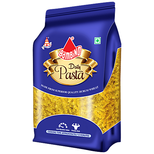 Buy Bambino Daily Pasta Made From Durum Wheat, Spirali Online at Best
