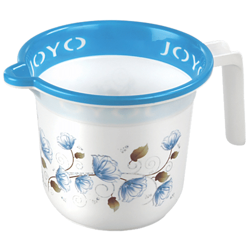 Buy JOYO Better Home Printed Plastic Bathroom Mug Blue, Highly