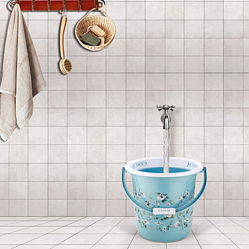 Joyo Better Home Printed Plastic Bathroom Bucket - Assorted Colours, 20 L  Highly Durable & Long-Lasting