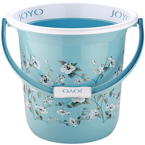 Joyo Better Home Printed Plastic Bathroom Bucket - Assorted Colours, 20 L  Highly Durable & Long-Lasting