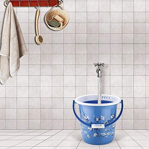 Joyo Better Home Printed Plastic Bathroom Bucket - Assorted Colours, 20 L  Highly Durable & Long-Lasting