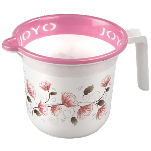 Buy JOYO Better Home Printed Plastic Bathroom Mug Pink, Highly