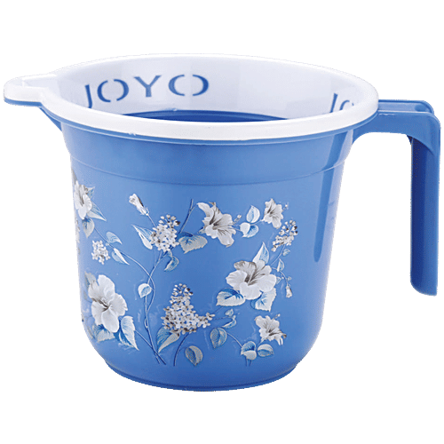 Joyo Better Home Printed Plastic Bathroom Mug - Assorted Colours, 1.5 L  Highly Durable & Long-Lasting