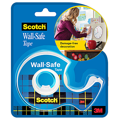 Buy Scotch WallSafe Tape With Dispenser Damage Free, 2 cm x 16.5 m