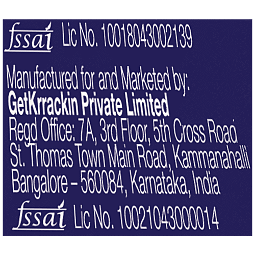 GetKrrackin Classic Salted - Whole Almonds, 20 g  