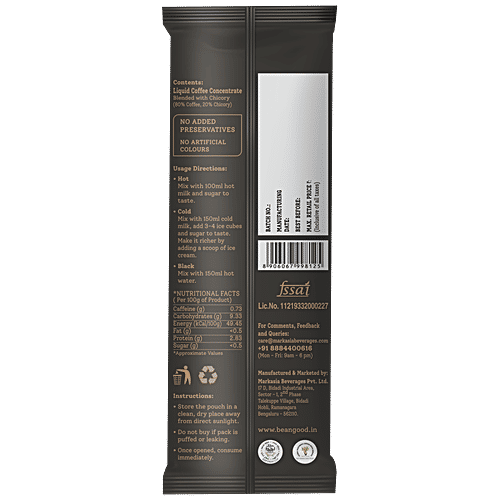 Buy Bean Good Indian Brewed Coffee Concentrate Authentic & Delicious