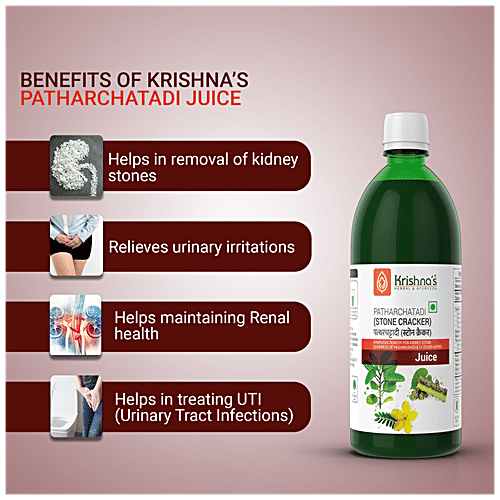 Buy Krishnas Stone Cracker Juice Cleansing Urinary Bladder & Kidney