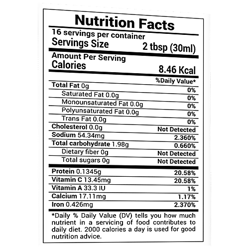 Krishnas Hemoglobin Booster Juice - Treats Anemia, 500 ml  