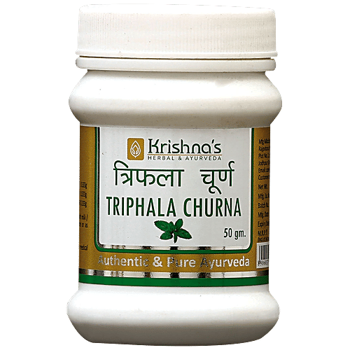 Buy Krishnas Triphala Churna Authentic & Pure Ayurveda, Cure Acidity