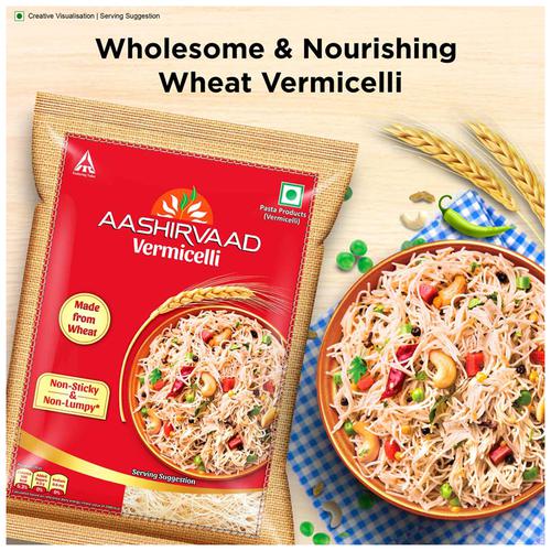 Aashirvaad Vermicelli - Made From Wheat, Non-sticky, Non-lumpy, 850 g  