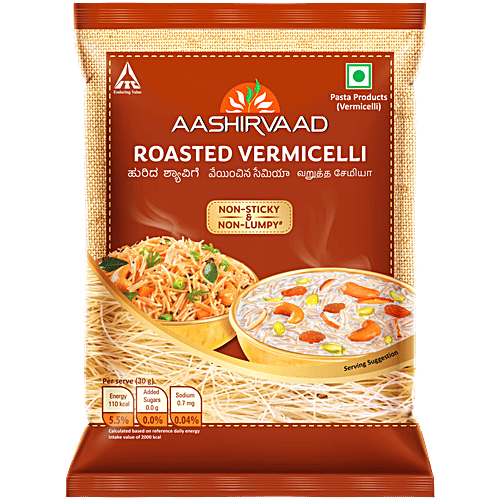 Aashirvaad Roasted Vermicelli, Made From Wheat, No Maida, 400 g Non-Lumpy, Non-Sticky