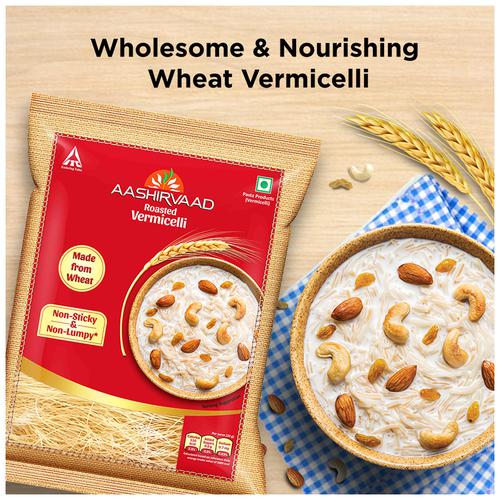 Aashirvaad Roasted Vermicelli - Made From  Wheat, Non-sticky, Non-lumpy, 850 g  